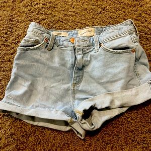 Short shorts size 0